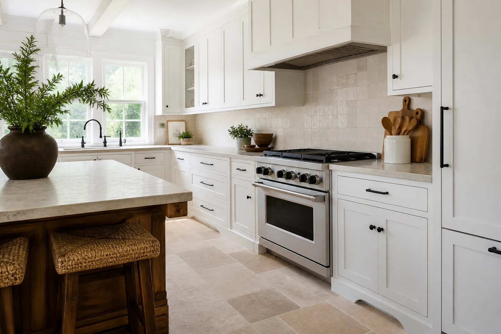 Kitchen remodel in progress in a Cape Cod home
