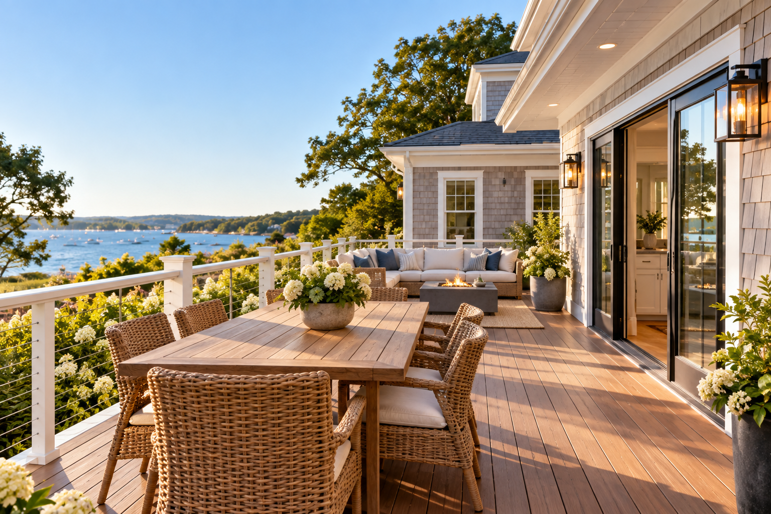Cape Cod deck remodeling by Disney Best Services