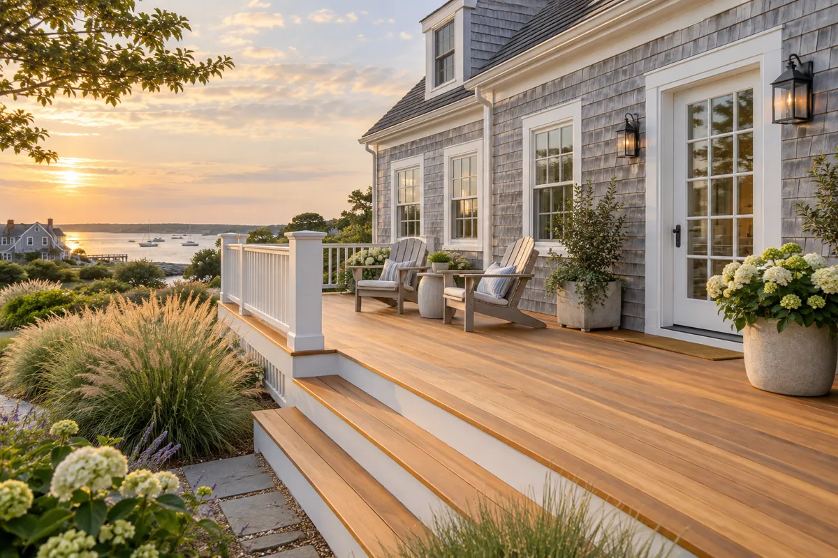 Deck building inspiration for Cape Cod homes