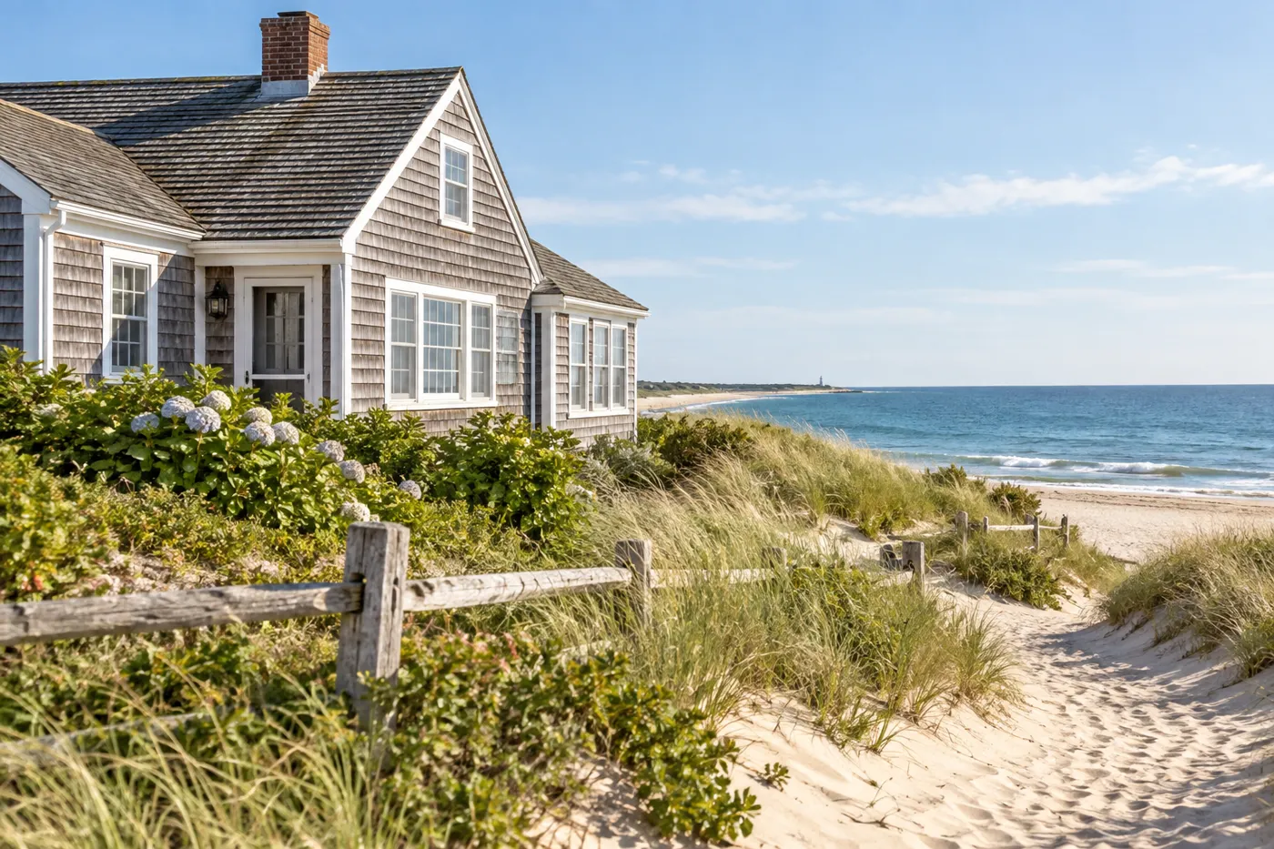 Illustrative coastal cottage in the Outer Cape service area